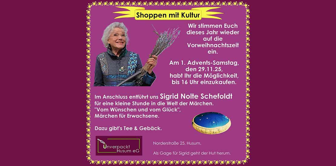 shoppen mit kultur husum 1. Advent 2025