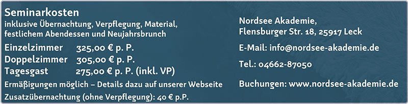 silvesterseminar nordsee-akademie Leck